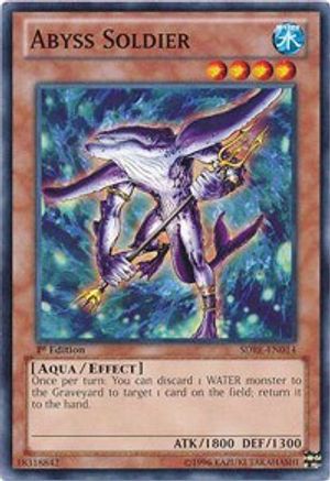 Abyss Soldier (SDRE-EN014) - Structure Deck: Realm of the Sea Emperor 1st Edition Structure Deck: Realm of the Sea Emperor Yugioh Single  Squirtle Squad Card Shop.