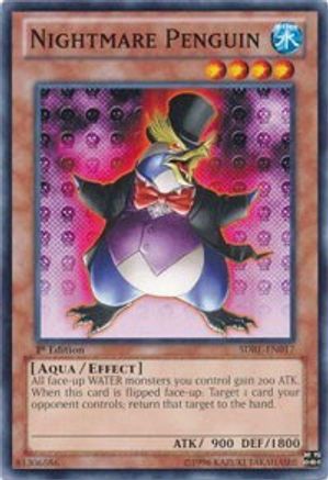 Nightmare Penguin (SDRE-EN017) - Structure Deck: Realm of the Sea Emperor 1st Edition Structure Deck: Realm of the Sea Emperor Yugioh Single  Squirtle Squad Card Shop.