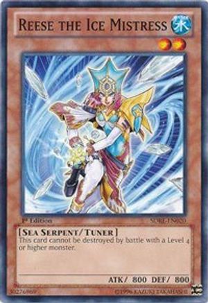 Reese the Ice Mistress (SDRE-EN020) - Structure Deck: Realm of the Sea Emperor 1st Edition Structure Deck: Realm of the Sea Emperor Yugioh Single  Squirtle Squad Card Shop.