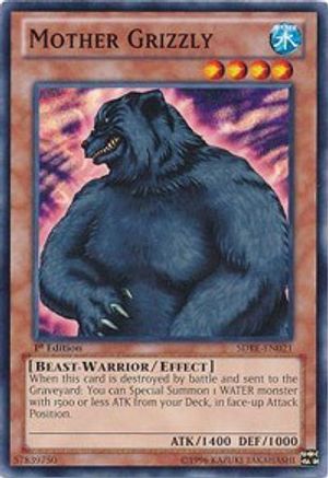 Mother Grizzly (SDRE-EN021) - Structure Deck: Realm of the Sea Emperor 1st Edition Structure Deck: Realm of the Sea Emperor Yugioh Single  Squirtle Squad Card Shop.