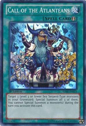 Call of the Atlanteans (SDRE-EN023) - Structure Deck: Realm of the Sea Emperor 1st Edition Structure Deck: Realm of the Sea Emperor Yugioh Single  Squirtle Squad Card Shop.