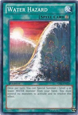 Water Hazard (SDRE-EN026) - Structure Deck: Realm of the Sea Emperor 1st Edition Structure Deck: Realm of the Sea Emperor Yugioh Single  Squirtle Squad Card Shop.