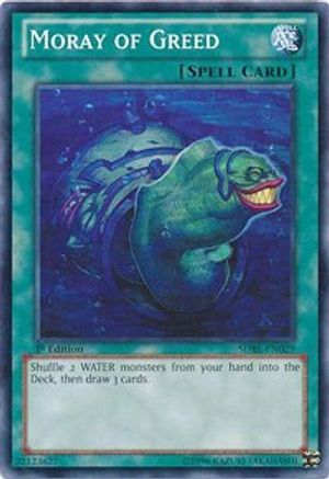 Moray of Greed (SDRE-EN029) - Structure Deck: Realm of the Sea Emperor 1st Edition Structure Deck: Realm of the Sea Emperor Yugioh Single  Squirtle Squad Card Shop.
