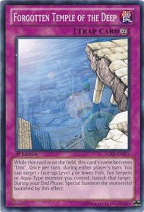 Forgotten Temple of the Deep (SDRE-EN034) - Structure Deck: Realm of the Sea Emperor 1st Edition Structure Deck: Realm of the Sea Emperor Yugioh Single  Squirtle Squad Card Shop.
