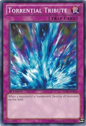 Torrential Tribute (SDRE-EN036) - Structure Deck: Realm of the Sea Emperor 1st Edition Structure Deck: Realm of the Sea Emperor Yugioh Single  Squirtle Squad Card Shop.