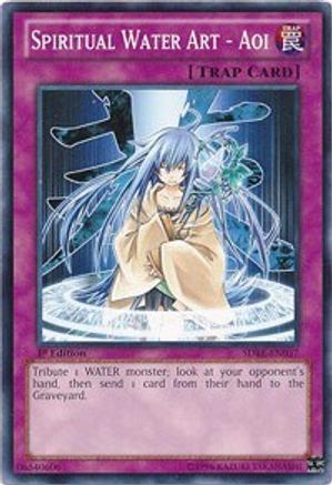 Spiritual Water Art - Aoi (SDRE-EN037) - Structure Deck: Realm of the Sea Emperor 1st Edition Structure Deck: Realm of the Sea Emperor Yugioh Single  Squirtle Squad Card Shop.
