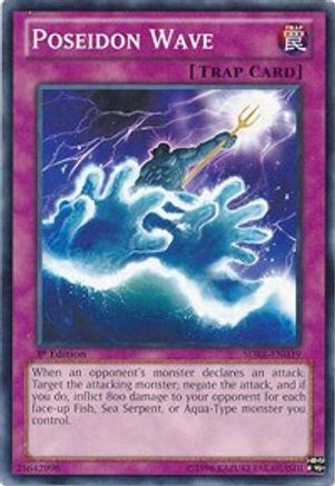Poseidon Wave (SDRE-EN039) - Structure Deck: Realm of the Sea Emperor 1st Edition Structure Deck: Realm of the Sea Emperor Yugioh Single  Squirtle Squad Card Shop.