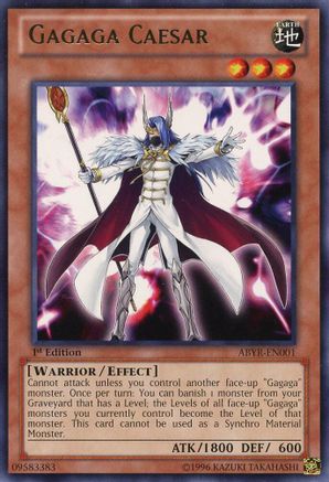 Gagaga Caesar (ABYR-EN001) - Abyss Rising Unlimited Abyss Rising Yugioh Single  Squirtle Squad Card Shop.