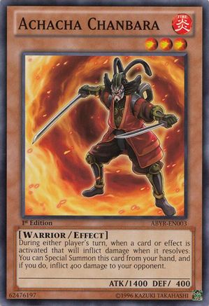 Achacha Chanbara (ABYR-EN003) - Abyss Rising 1st Edition Abyss Rising Yugioh Single  Squirtle Squad Card Shop.