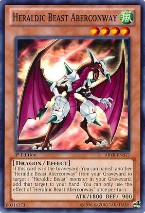 Heraldic Beast Aberconway (ABYR-EN012) - Abyss Rising Unlimited Abyss Rising Yugioh Single  Squirtle Squad Card Shop.