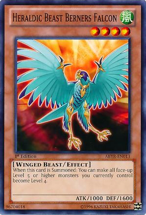 Heraldic Beast Berners Falcon (ABYR-EN013) - Abyss Rising 1st Edition Abyss Rising Yugioh Single  Squirtle Squad Card Shop.