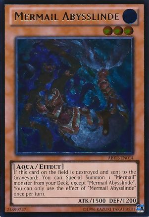 Mermail Abysslinde (UTR) (ABYR-EN014) - Abyss Rising Unlimited Abyss Rising Yugioh Single  Squirtle Squad Card Shop.