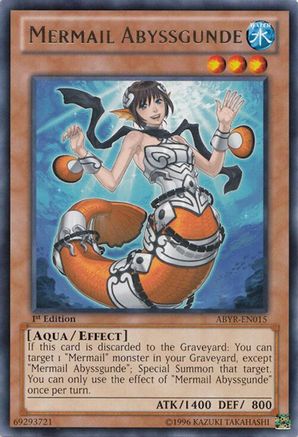 Mermail Abyssgunde (ABYR-EN015) - Abyss Rising Unlimited Abyss Rising Yugioh Single  Squirtle Squad Card Shop.