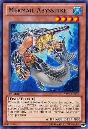 Mermail Abysspike (ABYR-EN018) - Abyss Rising Unlimited Abyss Rising Yugioh Single  Squirtle Squad Card Shop.