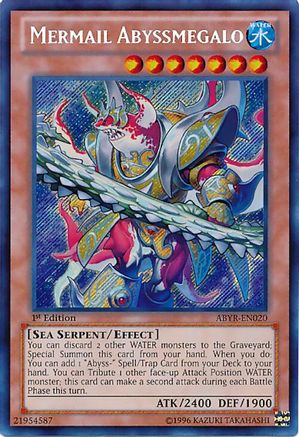 Mermail Abyssmegalo (ABYR-EN020) - Abyss Rising Unlimited Abyss Rising Yugioh Single  Squirtle Squad Card Shop.