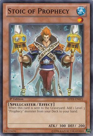 Stoic of Prophecy (ABYR-EN021) - Abyss Rising Unlimited Abyss Rising Yugioh Single  Squirtle Squad Card Shop.