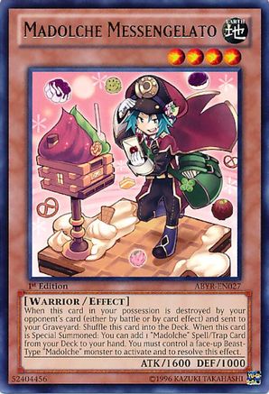 Madolche Messengelato (ABYR-EN027) - Abyss Rising Unlimited Abyss Rising Yugioh Single  Squirtle Squad Card Shop.