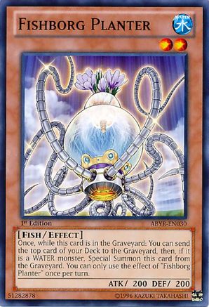 Fishborg Planter (ABYR-EN030) - Abyss Rising Unlimited Abyss Rising Yugioh Single  Squirtle Squad Card Shop.