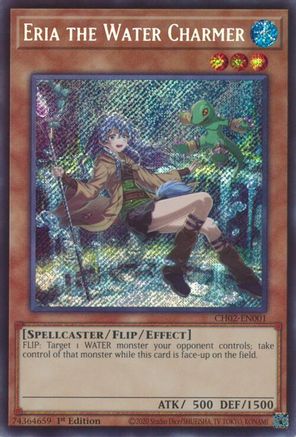 Eria the Water Charmer (CH02-EN001) - THE CHRONICLES DECK: Spirit Charmers (All-Foil Edition) 1st Edition THE CHRONICLES DECK: Spirit Charmers (All-Foil Edition) Yugioh Single  Squirtle Squad Card Shop.