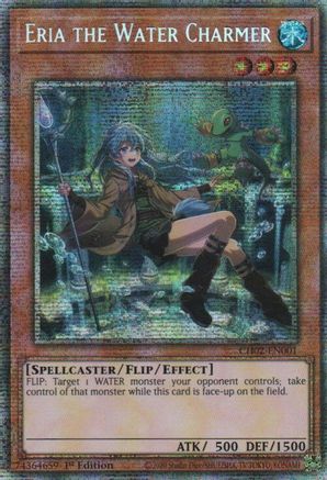 Eria the Water Charmer (Starlight Rare) (CH02-EN001) - THE CHRONICLES DECK: Spirit Charmers (All-Foil Edition) 1st Edition THE CHRONICLES DECK: Spirit Charmers (All-Foil Edition) Yugioh Single  Squirtle Squad Card Shop.