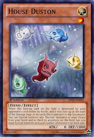 House Duston (ABYR-EN036) - Abyss Rising Unlimited Abyss Rising Yugioh Single  Squirtle Squad Card Shop.