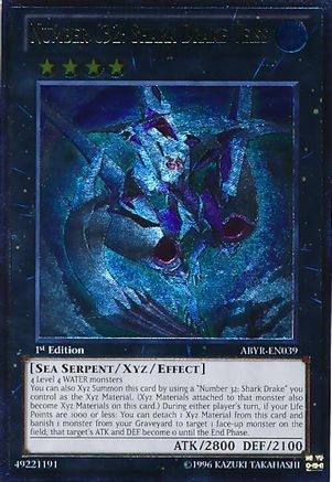 Number C32: Shark Drake Veiss (UTR) (ABYR-EN039) - Abyss Rising 1st Edition Abyss Rising Yugioh Single  Squirtle Squad Card Shop.