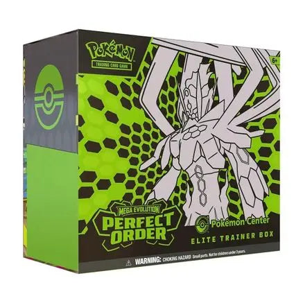 Pokemon TCG - Mega Evolution Perfect Order Pokemon Center Elite Trainer Box - Exclusive - Sealed - English ME03: Perfect Order Pokemon Sealed  Squirtle Squad Card Shop.