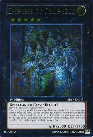 Empress of Prophecy (UTR) (ABYR-EN047) - Abyss Rising Unlimited Abyss Rising Yugioh Single  Squirtle Squad Card Shop.
