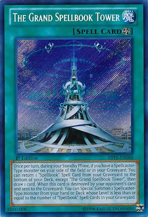 The Grand Spellbook Tower (ABYR-EN060) - Abyss Rising 1st Edition Abyss Rising Yugioh Single  Squirtle Squad Card Shop.