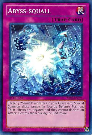 Abyss-squall (ABYR-EN071) - Abyss Rising 1st Edition Abyss Rising Yugioh Single  Squirtle Squad Card Shop.