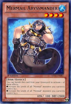 Mermail Abyssmander (ABYR-EN081) - Abyss Rising Unlimited Abyss Rising Yugioh Single  Squirtle Squad Card Shop.