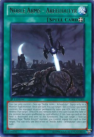 Noble Arms - Arfeudutyr (ABYR-EN086) - Abyss Rising 1st Edition Abyss Rising Yugioh Single  Squirtle Squad Card Shop.