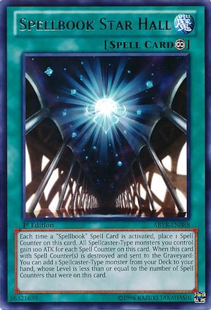 Spellbook Star Hall (ABYR-EN088) - Abyss Rising 1st Edition Abyss Rising Yugioh Single  Squirtle Squad Card Shop.