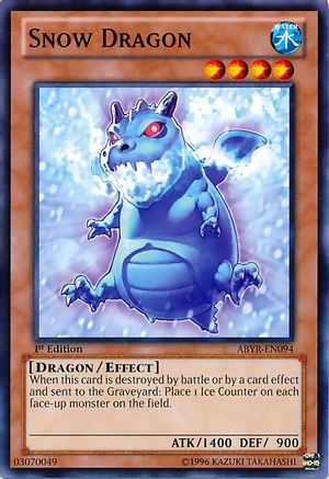 Snow Dragon (ABYR-EN094) - Abyss Rising Unlimited Abyss Rising Yugioh Single  Squirtle Squad Card Shop.