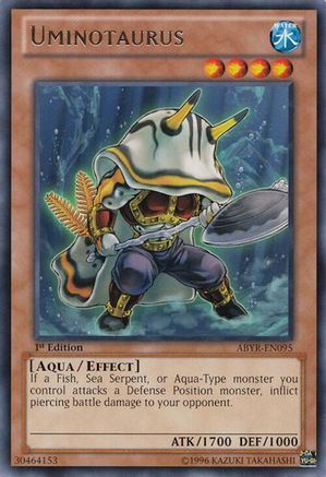 Uminotaurus (ABYR-EN095) - Abyss Rising 1st Edition Abyss Rising Yugioh Single  Squirtle Squad Card Shop.