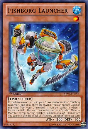 Fishborg Launcher (ABYR-EN096) - Abyss Rising 1st Edition Abyss Rising Yugioh Single  Squirtle Squad Card Shop.