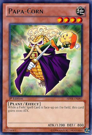 Papa-Corn (ABYR-EN097) - Abyss Rising 1st Edition Abyss Rising Yugioh Single  Squirtle Squad Card Shop.