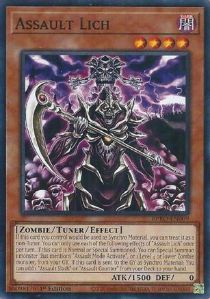 Assault Lich (BPRO-EN009) - Burst Protocol 1st Edition Burst Protocol Yugioh Single  Squirtle Squad Card Shop.