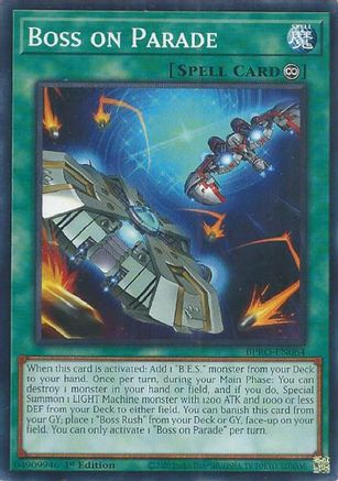 Boss on Parade (BPRO-EN064) - Burst Protocol 1st Edition Burst Protocol Yugioh Single  Squirtle Squad Card Shop.