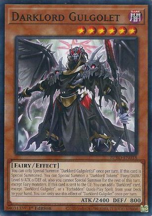 Darklord Gulgolet (BPRO-EN018) - Burst Protocol 1st Edition Burst Protocol Yugioh Single  Squirtle Squad Card Shop.