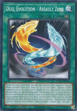 Duel Evolution - Assault Zone (BPRO-EN054) - Burst Protocol 1st Edition Burst Protocol Yugioh Single  Squirtle Squad Card Shop.