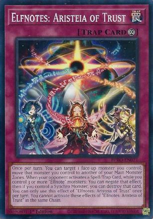 Elfnotes: Aristeia of Trust (BPRO-EN071) - Burst Protocol 1st Edition Burst Protocol Yugioh Single  Squirtle Squad Card Shop.