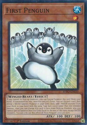 First Penguin (BPRO-EN030) - Burst Protocol 1st Edition Burst Protocol Yugioh Single  Squirtle Squad Card Shop.