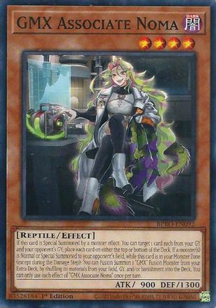 GMX Associate Noma (BPRO-EN092) - Burst Protocol 1st Edition Burst Protocol Yugioh Single  Squirtle Squad Card Shop.