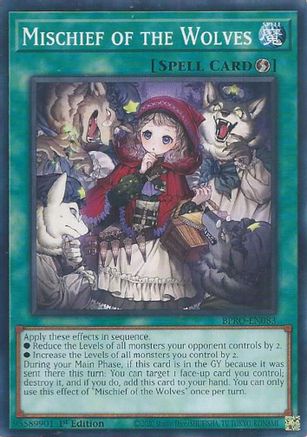 Mischief of the Wolves (BPRO-EN083) - Burst Protocol 1st Edition Burst Protocol Yugioh Single  Squirtle Squad Card Shop.
