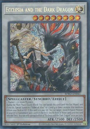 Ecclesia and the Dark Dragon (BPRO-EN041) - Burst Protocol 1st Edition Burst Protocol Yugioh Single  Squirtle Squad Card Shop.