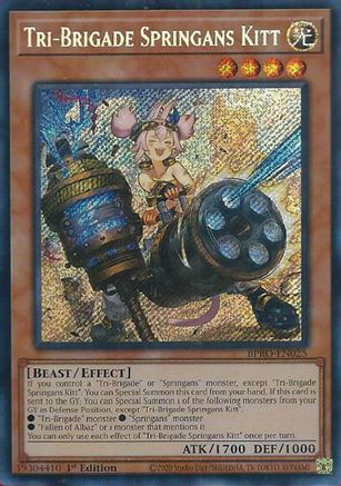 Tri-Brigade Springans Kitt (BPRO-EN025) - Burst Protocol 1st Edition Burst Protocol Yugioh Single  Squirtle Squad Card Shop.