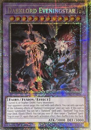 Darklord Eveningstar (Starlight Rare) (BPRO-EN036) - Burst Protocol 1st Edition Burst Protocol Yugioh Single  Squirtle Squad Card Shop.