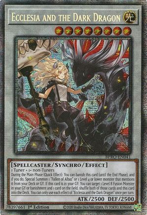 Ecclesia and the Dark Dragon (Starlight Rare) (BPRO-EN041) - Burst Protocol 1st Edition Burst Protocol Yugioh Single  Squirtle Squad Card Shop.