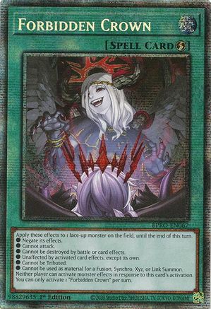 Forbidden Crown (Starlight Rare) (BPRO-EN067) - Burst Protocol 1st Edition Burst Protocol Yugioh Single  Squirtle Squad Card Shop.